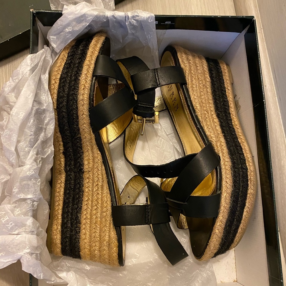 Ralph Lauren wedge sandals